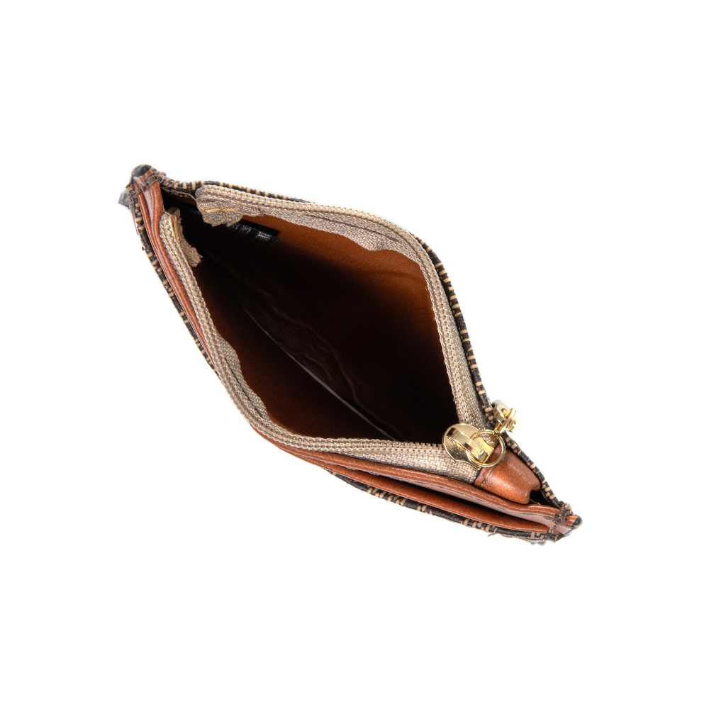 PORTA CARTÃO BEGE MONOGRAMA ZÍPER image number 3