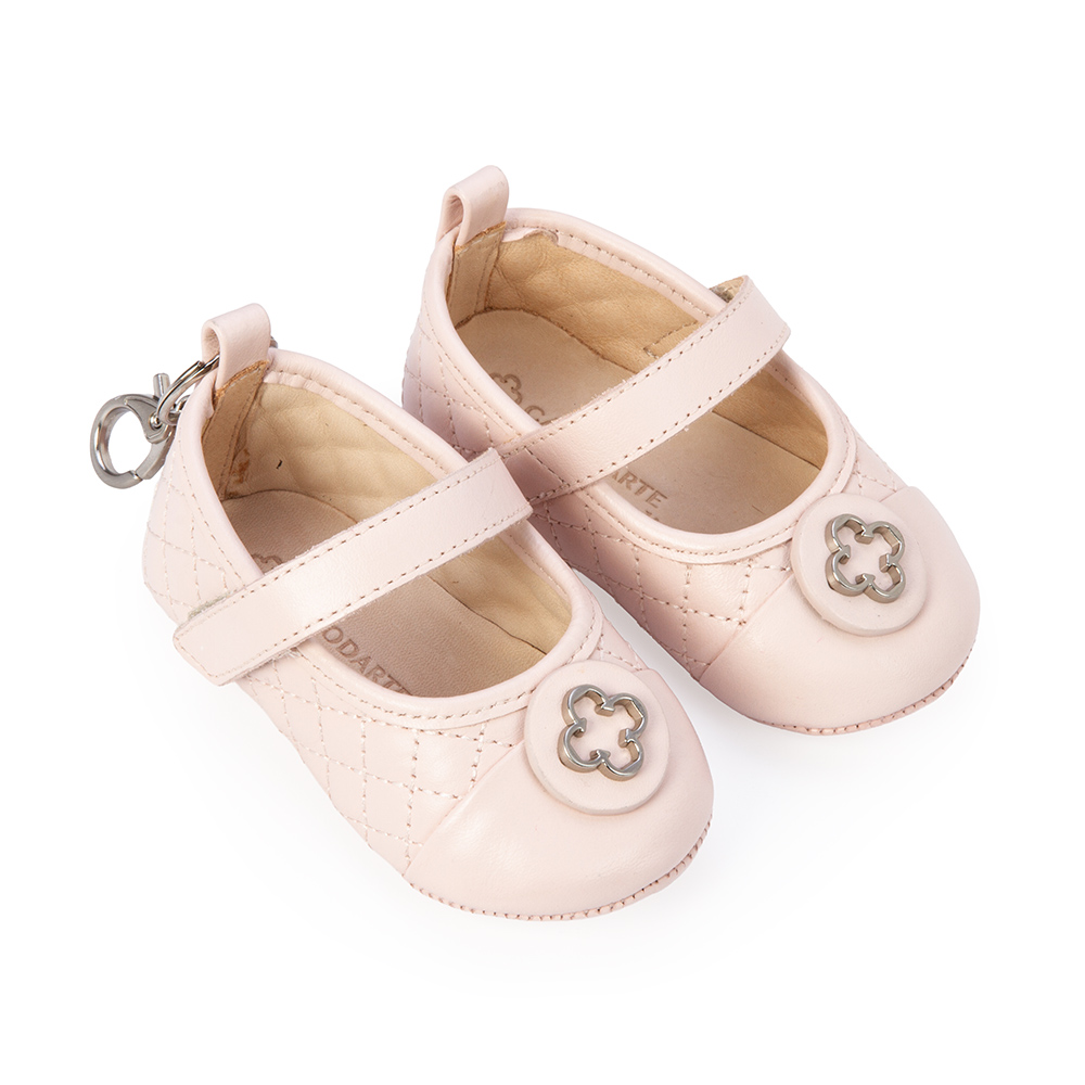 SAPATILHA BEB&Ecirc; RN DE COURO PE&Ocirc;NIA CATHERINE image number 1