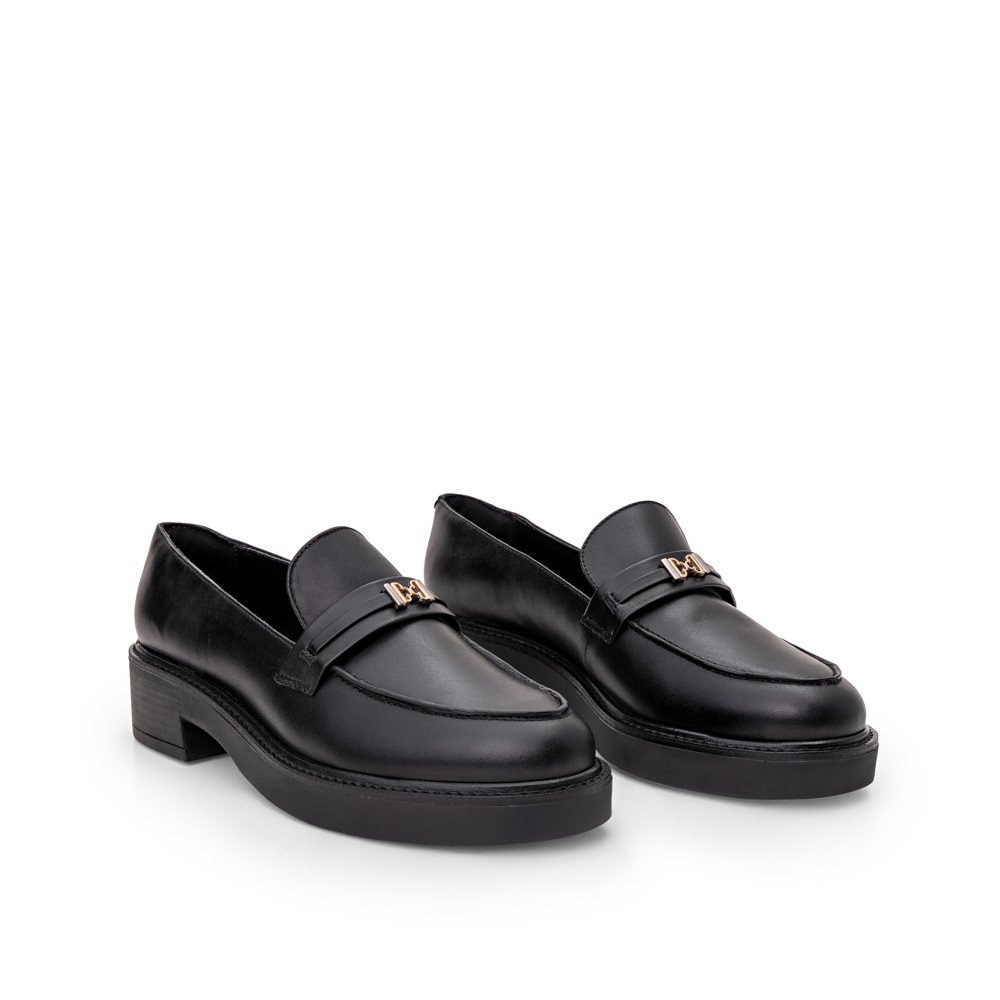 LOAFER MOCASSIM PRETO DE COURO image number 1
