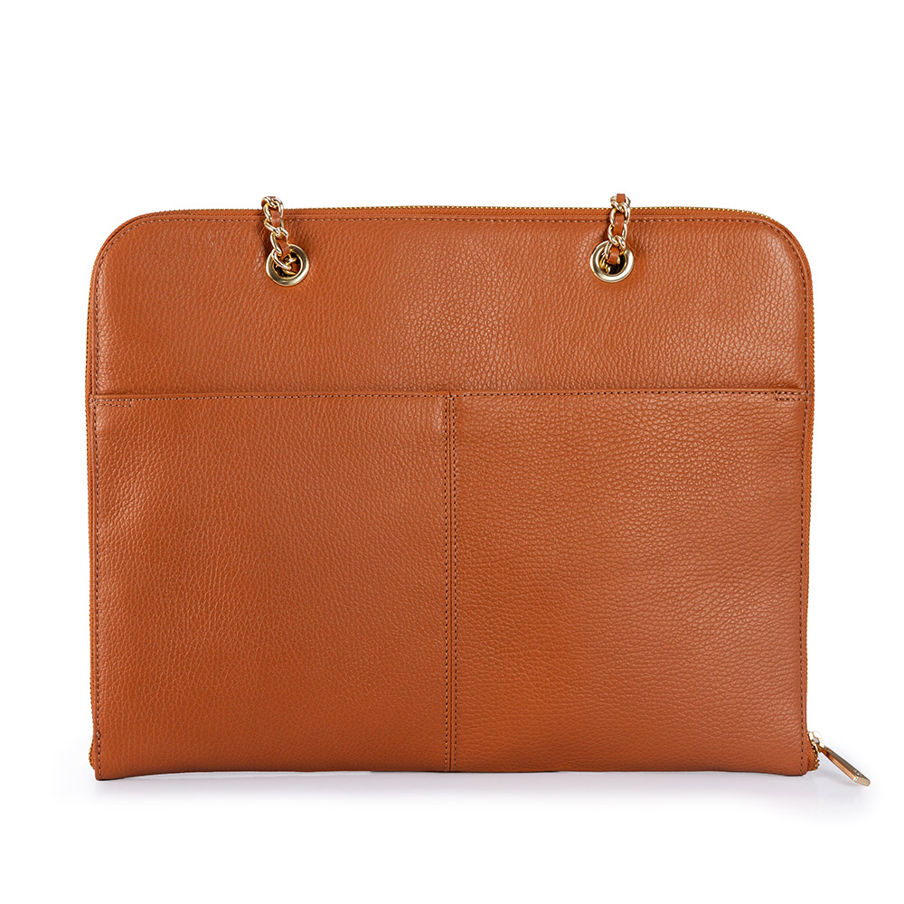 PASTA NOTEBOOK CARAMELO DE COURO image number 2