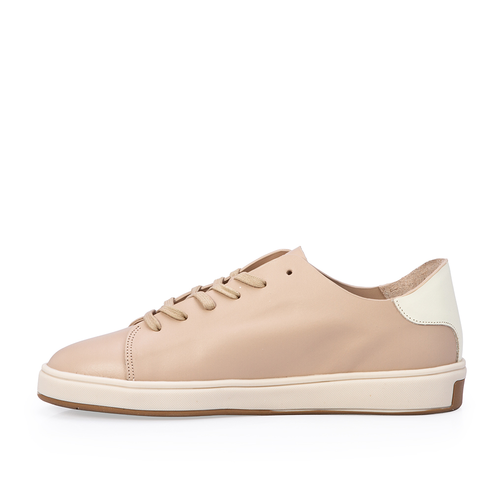 T&Ecirc;NIS CASUAL NUDE SEDA DE COURO AMARRA&Ccedil;&Atilde;O FEMININO image number 2