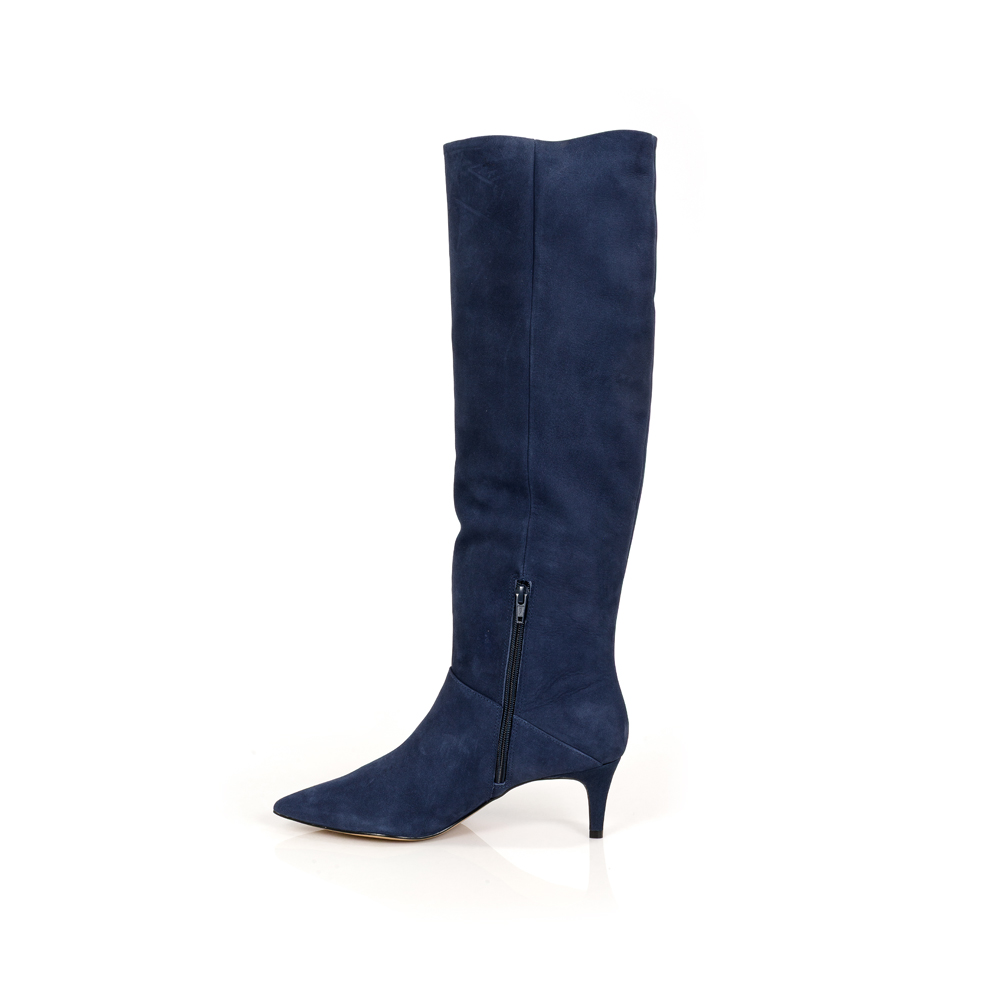 BOTA CANO LONGO MARINHO AZZURRO NOBUCK image number 3