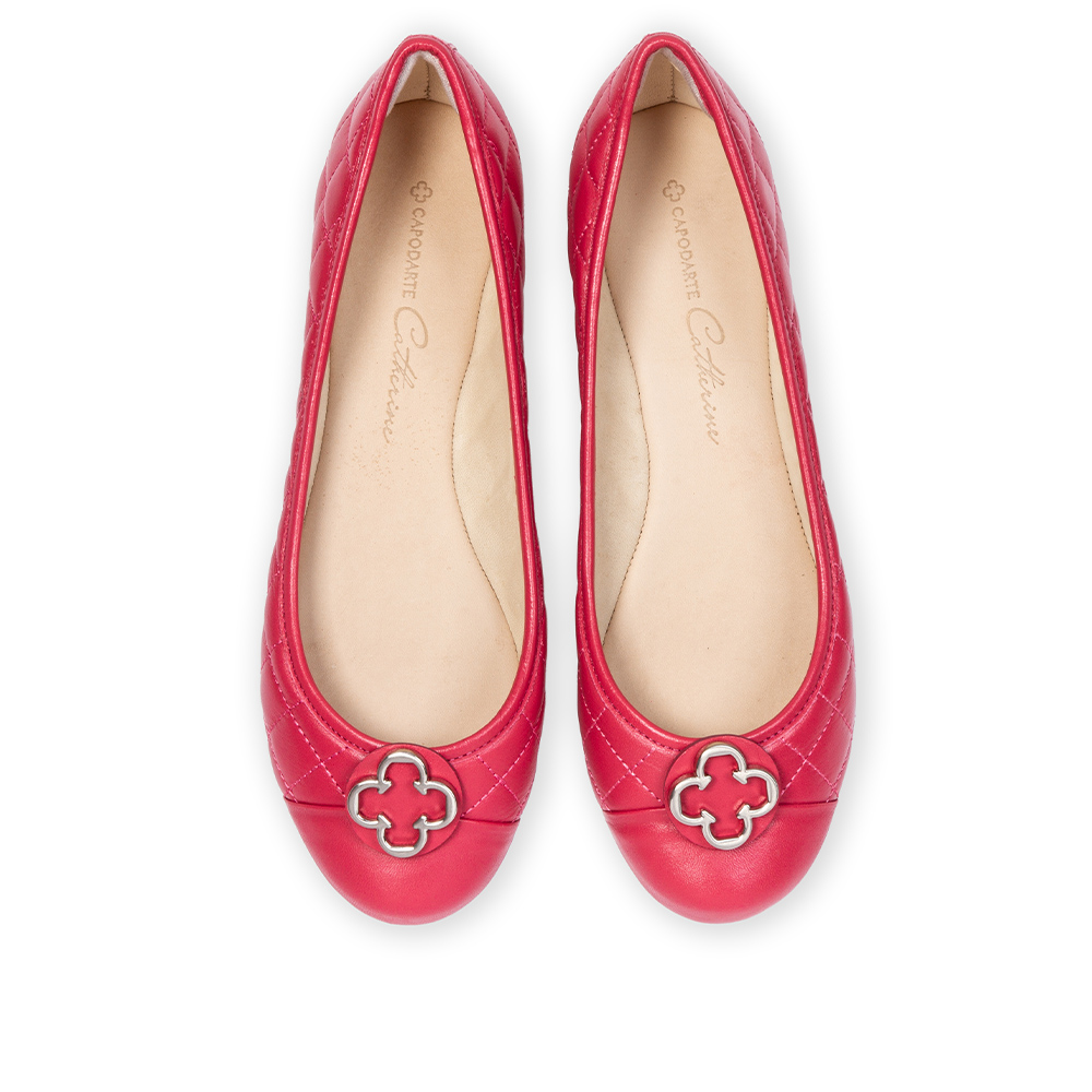 SAPATILHA CATHERINE MATELASS&Ecirc; COURO ROSA MAGN&Oacute;LIA image number 4