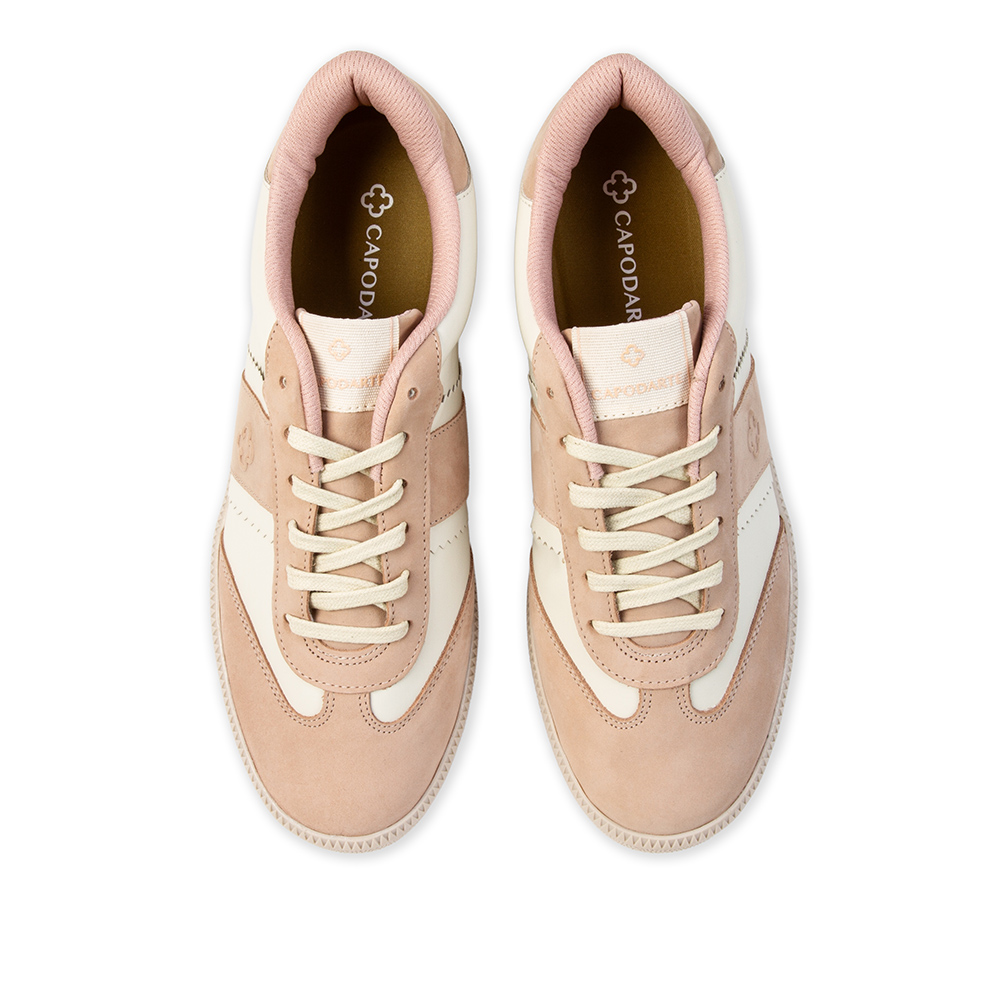 T&Ecirc;NIS FEMININO NUDE SEDA COURO NOBUCK AMARRA&Ccedil;&Atilde;O image number 4