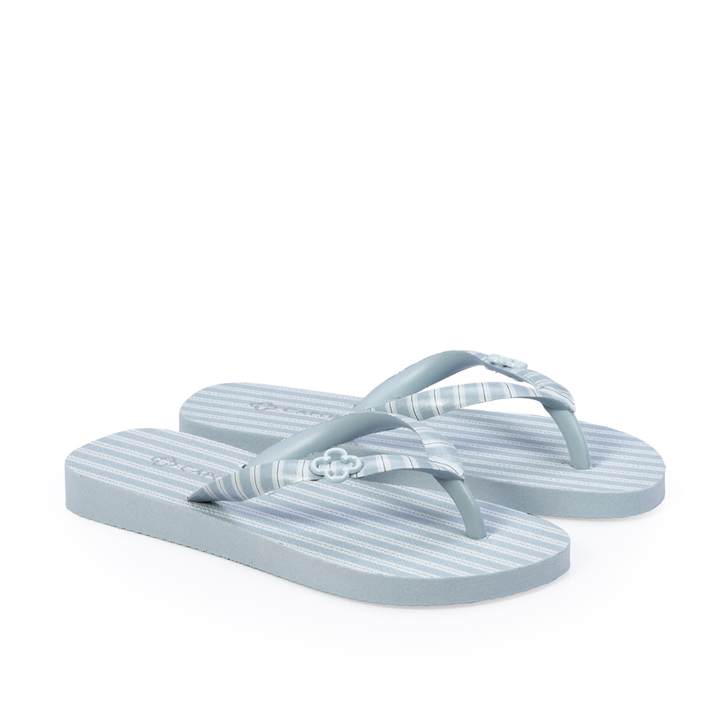 KIT INFANTIL CHINELO DE AZUL LISTRAS + LEN&Ccedil;O image number 1