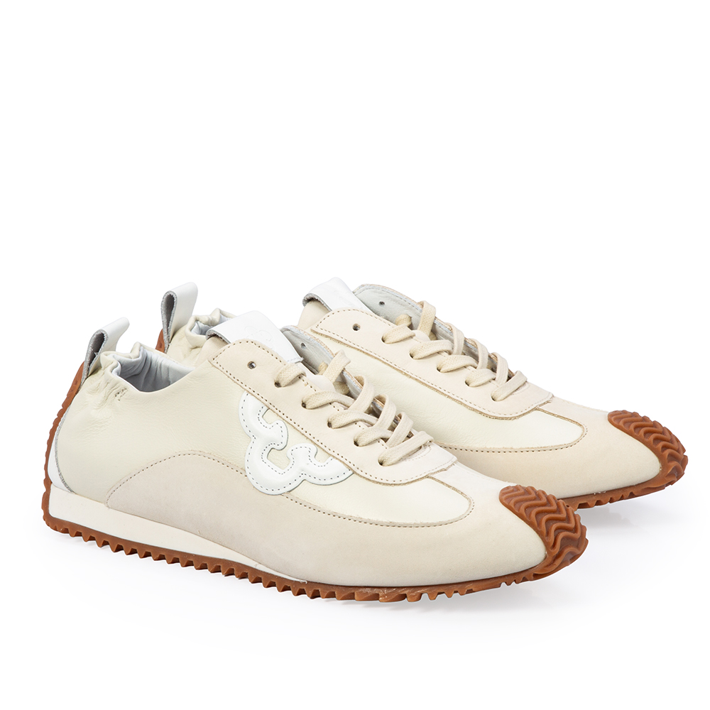 T&Ecirc;NIS FEMININO BRANCO DUNA DE COURO SNEAKERS image number 1