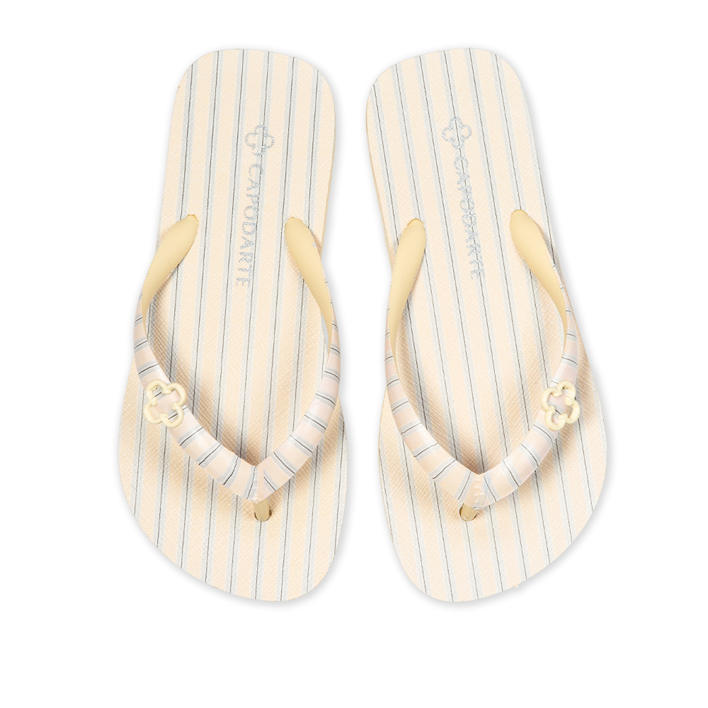 KIT INFANTIL CHINELO DE DEDO CREME BRULLE LISTRAS + LEN&Ccedil;O image number 4