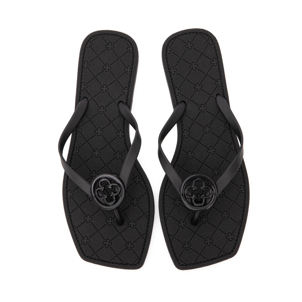 CHINELO DE DEDO MONOGRAMA PRETO BICO QUADRADO image number 4