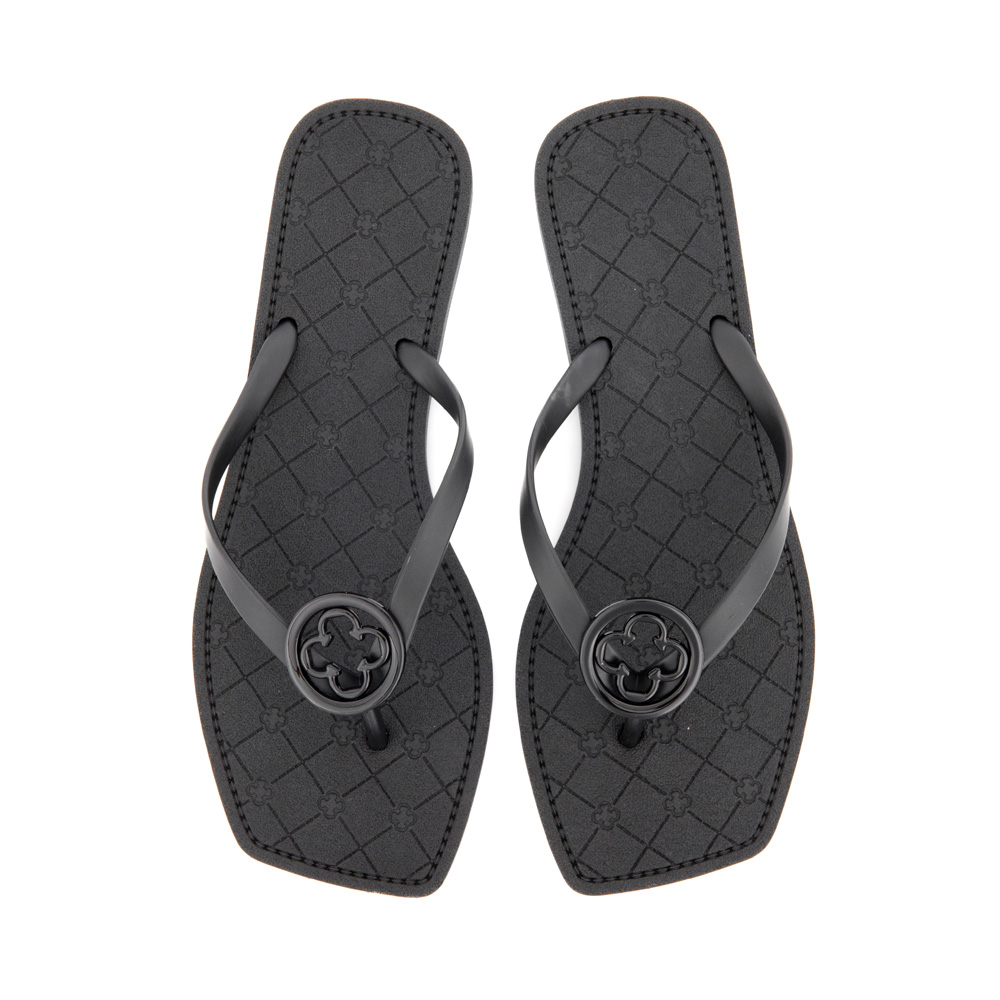 CHINELO BICO QUADRADO PRETO MONOGRAMA image number 4