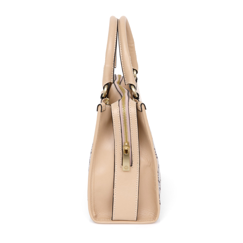 BOLSA TOTE NUDE MONOGRAMA MARROM ALÇA TIRACOLO image number 1
