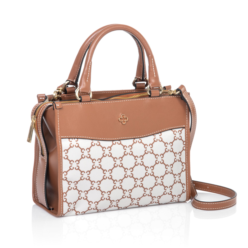 BOLSA TOTE CARAMELO MONOGRAMA ALÇA TIRACOLO image number 1
