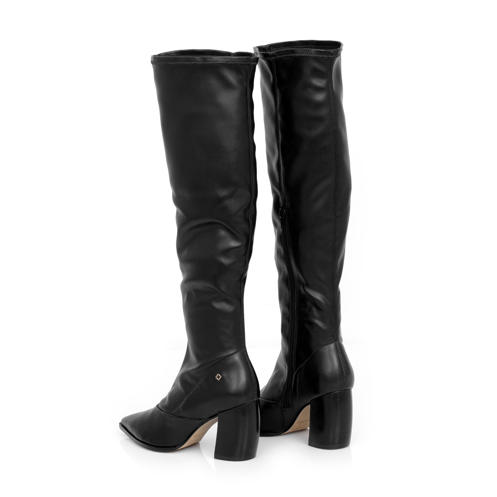 BOTA OVER PRETA SALTO BLOCO STRETCH image number 2