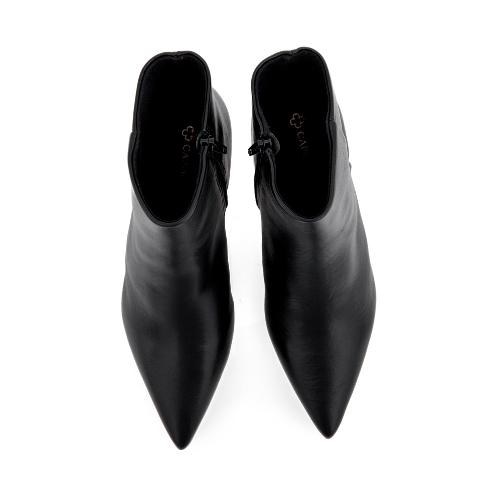 BOTA CANO CURTO PRETA DE COURO image number 4