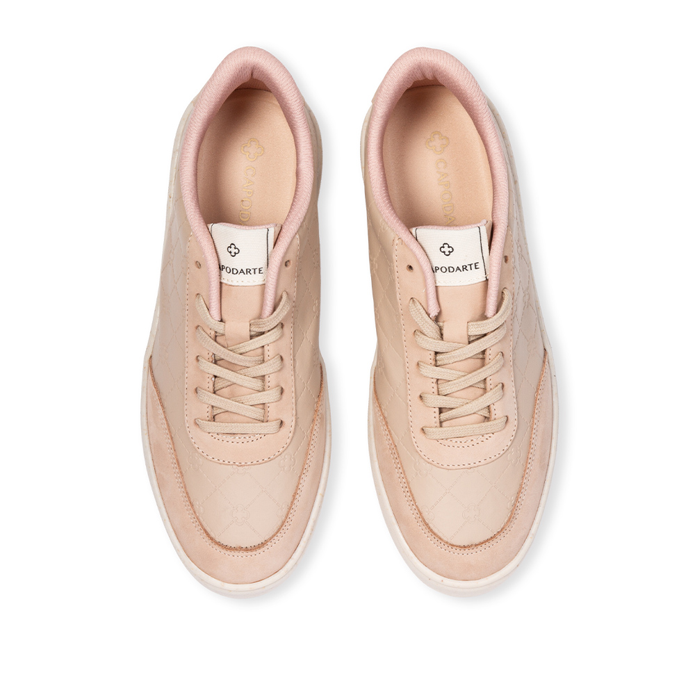 T&Ecirc;NIS NUDE SEDA DE COURO NOBUCK AMARRA&Ccedil;&Atilde;O MONOGRAMA FEMININO image number 4