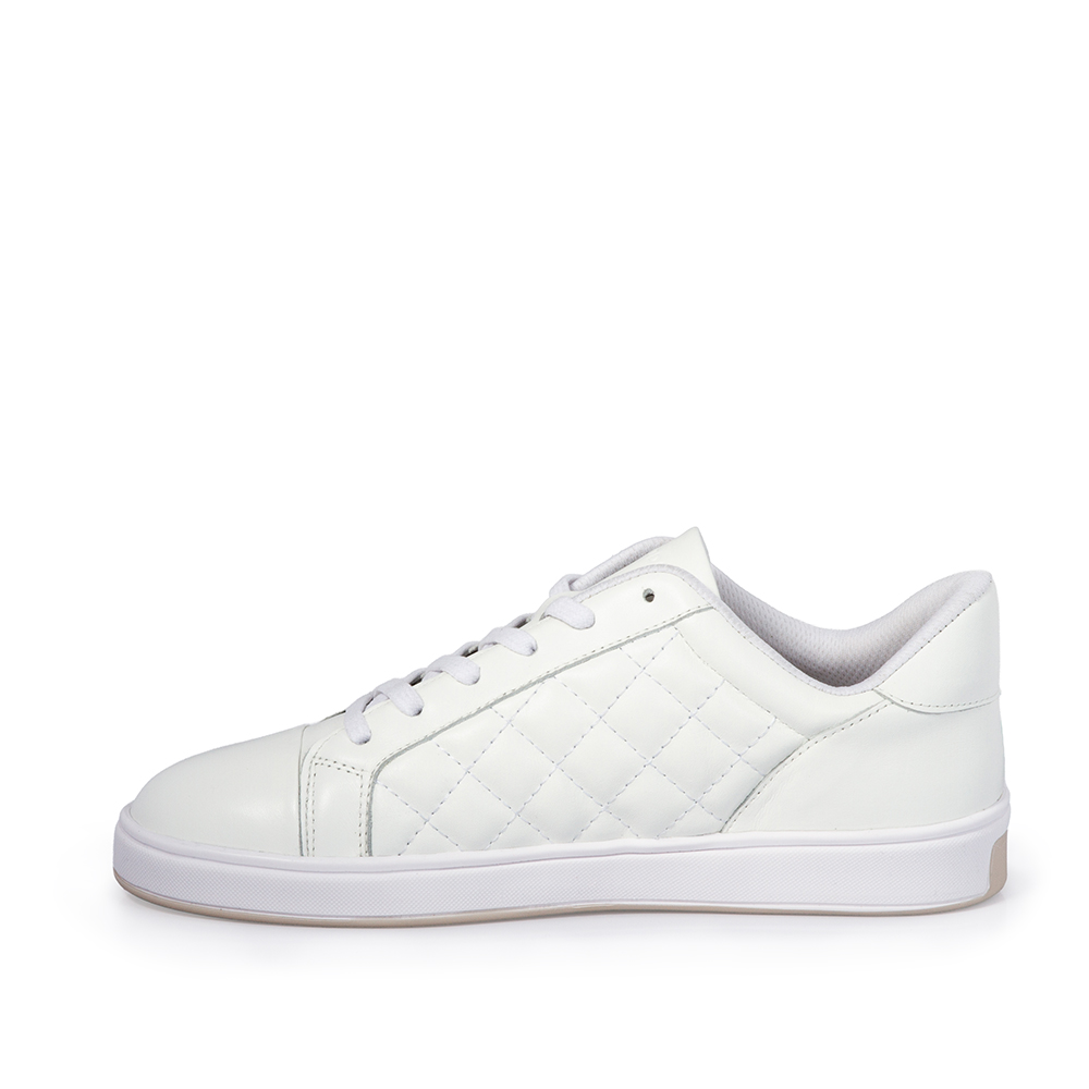 T&Ecirc;NIS FEMININO BRANCO DE COURO AMARRA&Ccedil;&Atilde;O MATELASS&Ecirc; image number 2