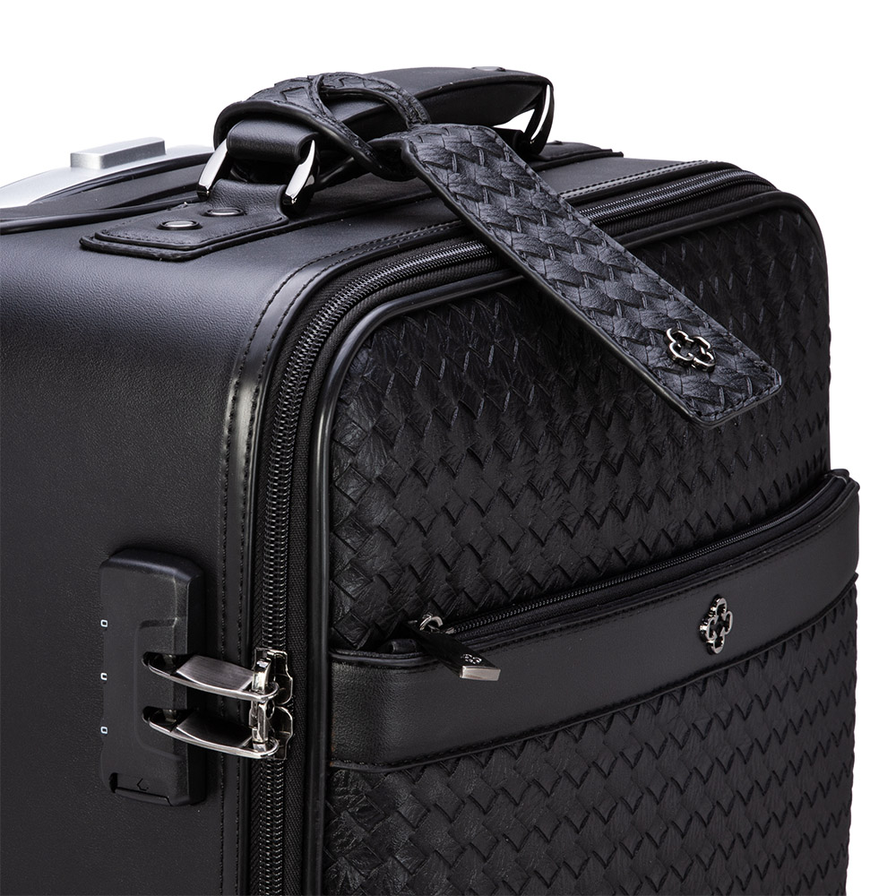 MALA DE BORDO 4 RODAS 360&deg; PRETA TRESS&Ecirc; image number 3