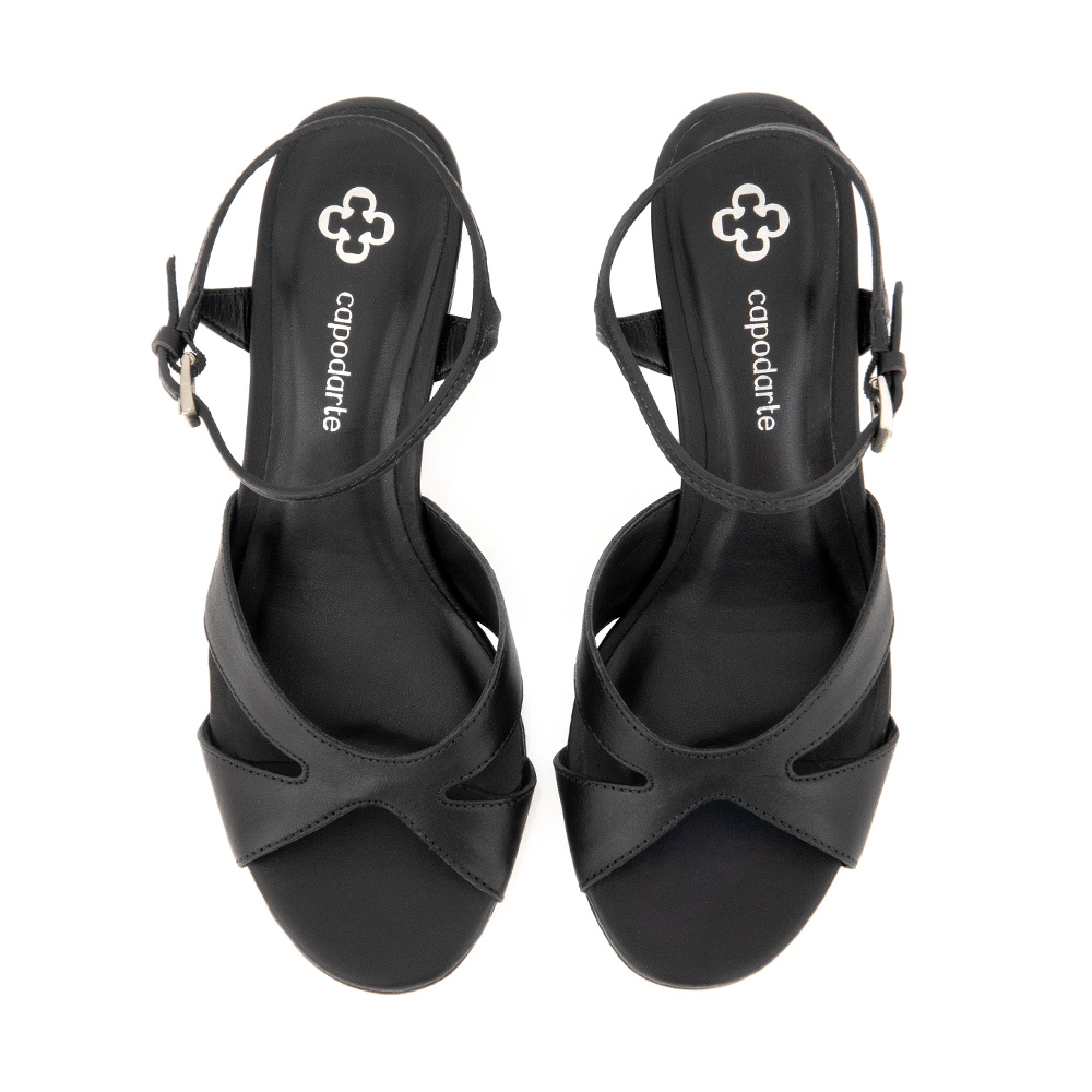 SAND&Aacute;LIA ANABELA PRETA COURO image number 4