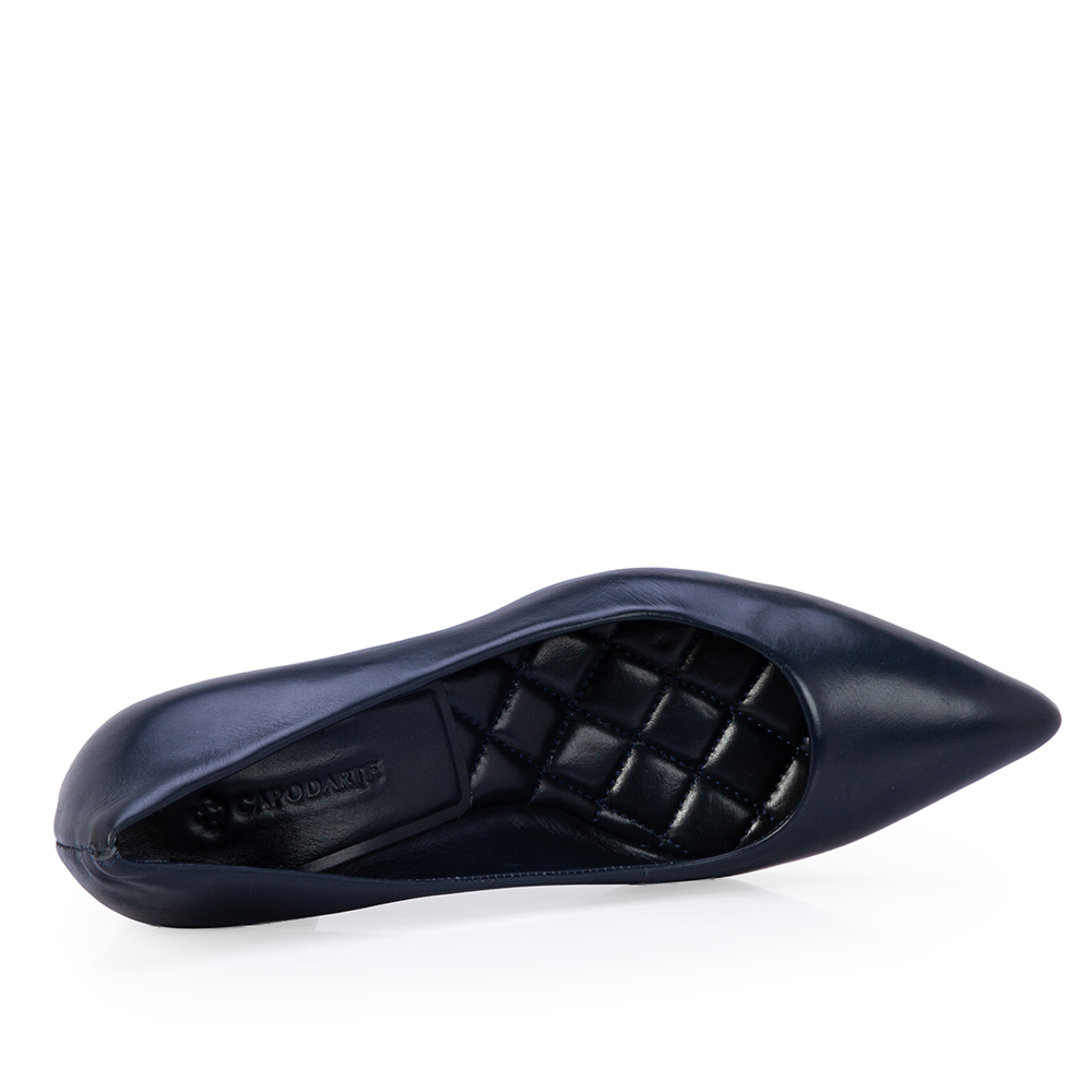 SCARPIN SALTO BLOCO MARINHO AZZURRO DE COURO image number 4