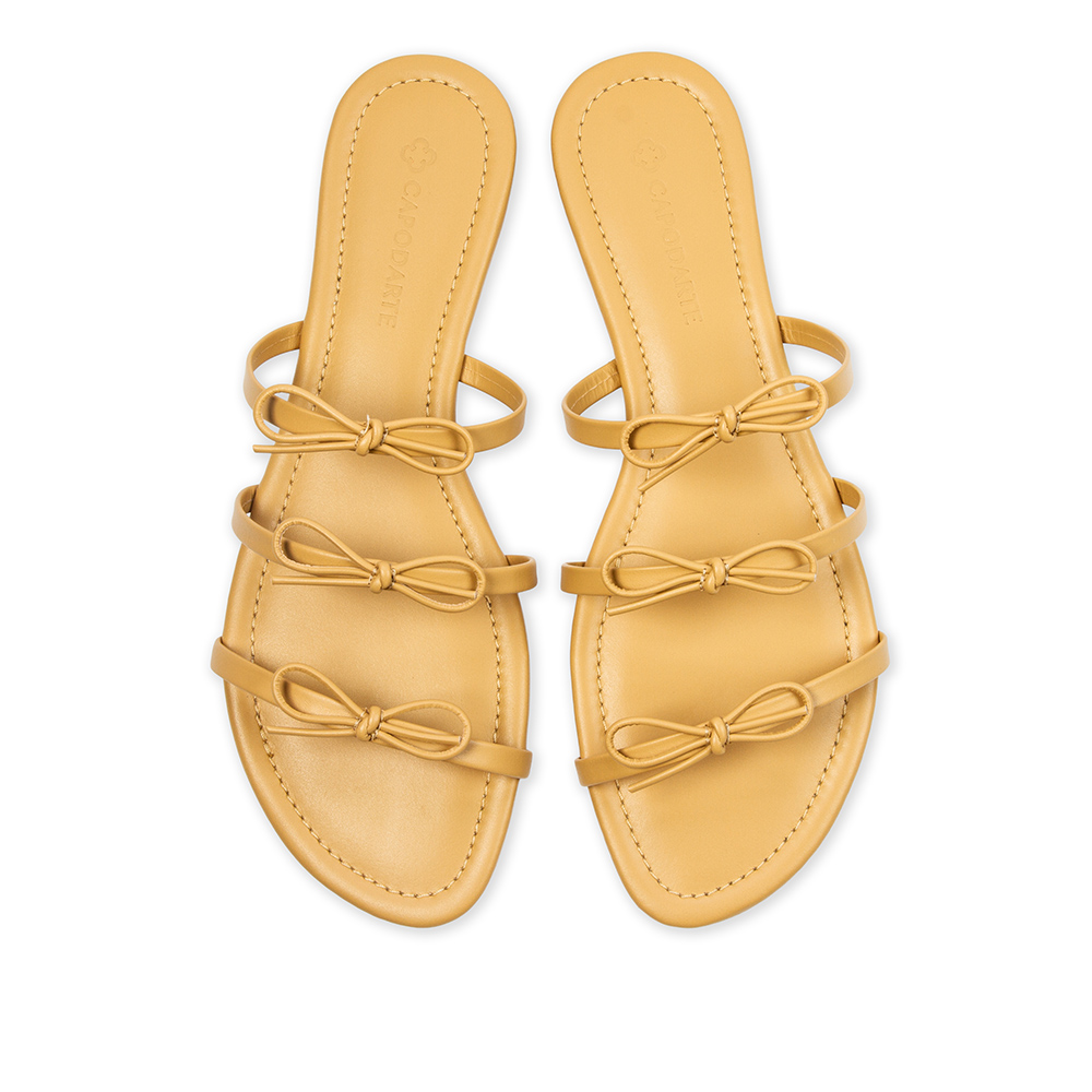 CHINELO RASTEIRO COURO BEGE SAVANA COM LA&Ccedil;OS image number 4