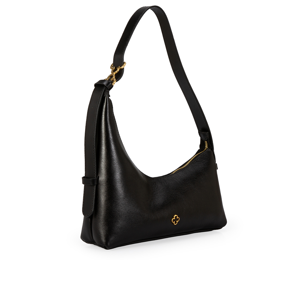 BOLSA SHOULDER BAG COURO PRETA image number 1