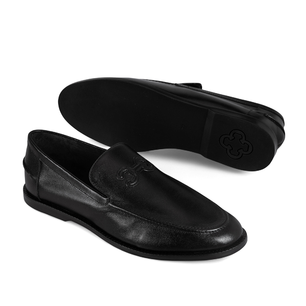 LOAFER MOCASSIM PRETO DE COURO image number 3