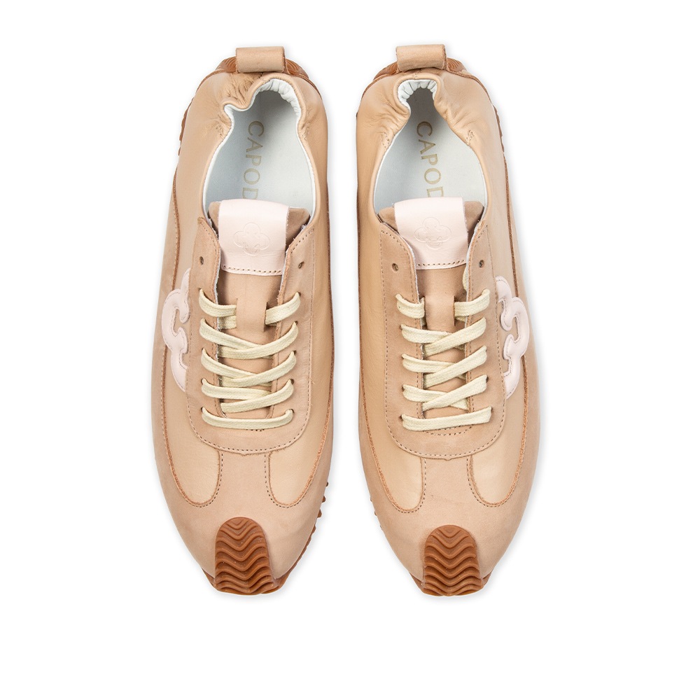 T&Ecirc;NIS FEMININO ROSA PE&Ocirc;NIA DE COURO SNEAKERS image number 4