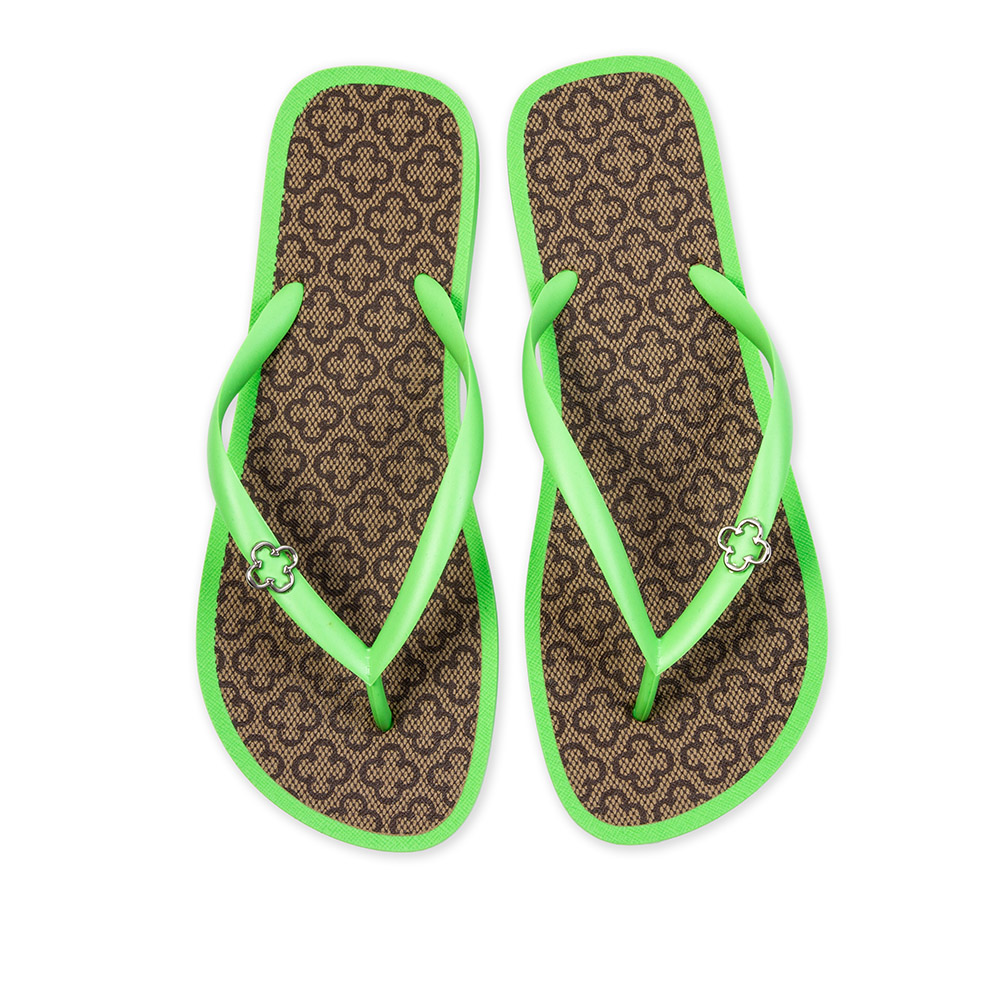 CHINELO DE DEDO VERDE PISTACCHIO MONOGRAMA image number 4