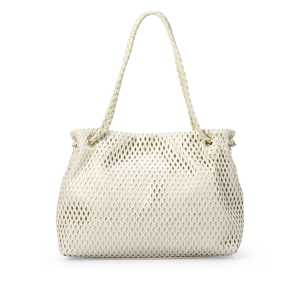 BOLSA BRANCA DUNA DE COURO SHOPPER image number 2