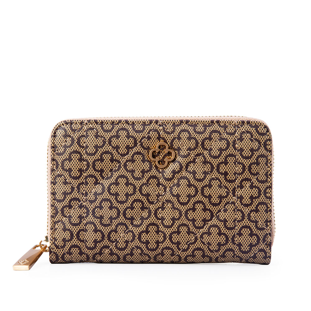 CARTEIRA BEGE MONOGRAMA MATELASS&Ecirc; FEMININA image number 0