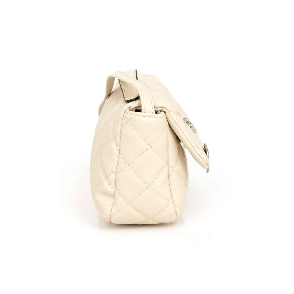 BOLSA INFANTIL TIRACOLO BEGE VANILLA MATELASSÊ image number 1