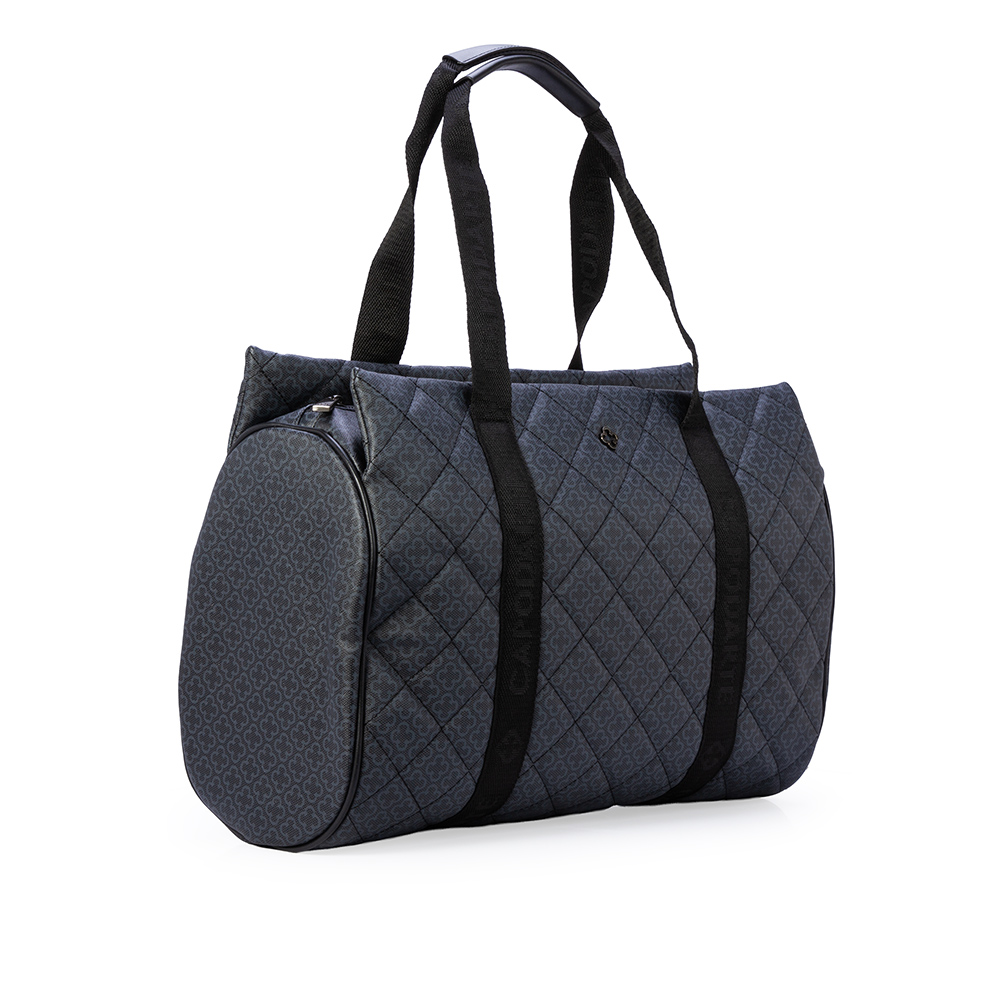 MALA DE M&Atilde;O PRETA MONOGRAMA AL&Ccedil;A GORGUR&Atilde;O image number 1