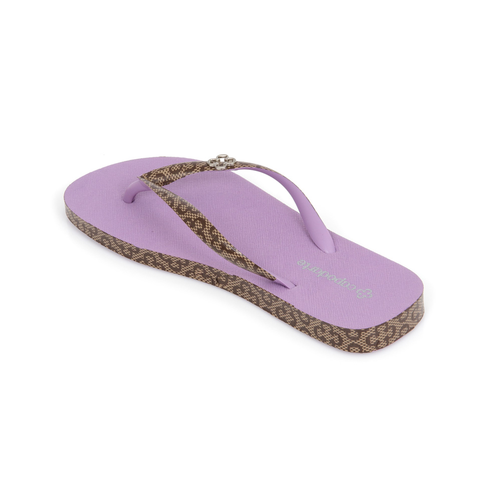 CHINELO DE DEDO LILÁS MONOGRAMA image number 2