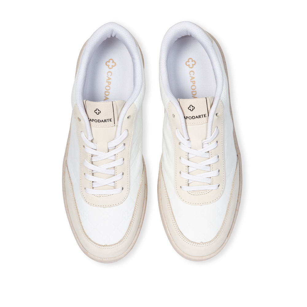 T&Ecirc;NIS MONOGRAMA DE COURO BRANCO AMARRA&Ccedil;&Atilde;O FEMININO image number 4