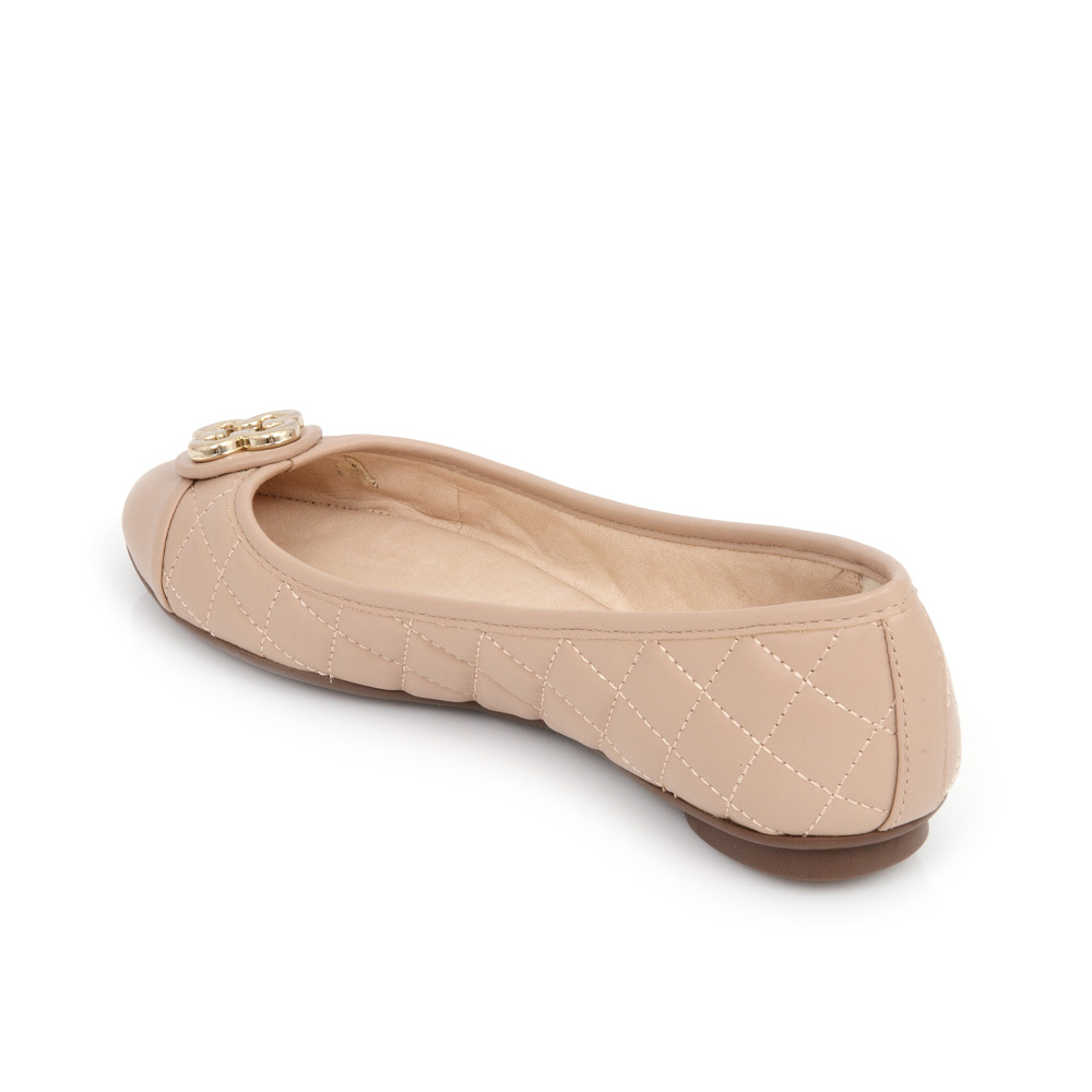 SAPATILHA CATHERINE MODERNIT&Aacute; NUDE SEDA DE COURO MATELASS&Ecirc; image number 2