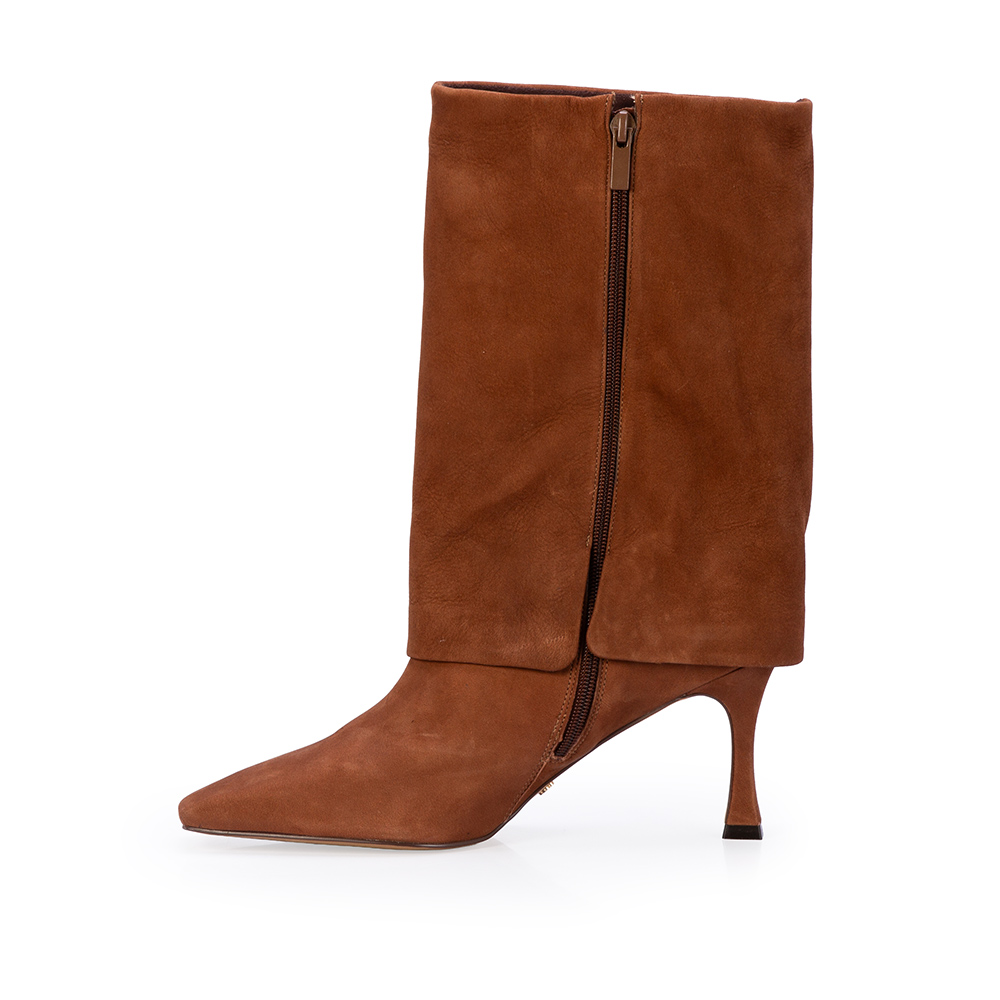 BOTA MOGNO SALTO ALTO FINO COURO SUEDE image number 2