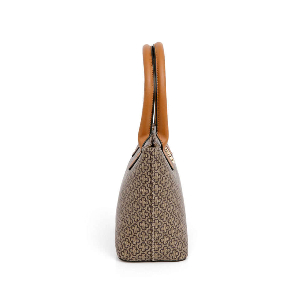 BOLSA SHOPPER CARAMELO MONOGRAMA image number 1