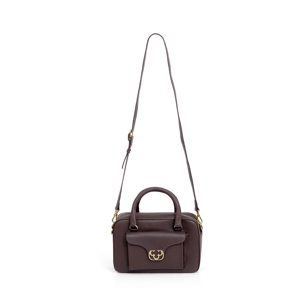 BOLSA TOTE MARROM DE COURO image number 3