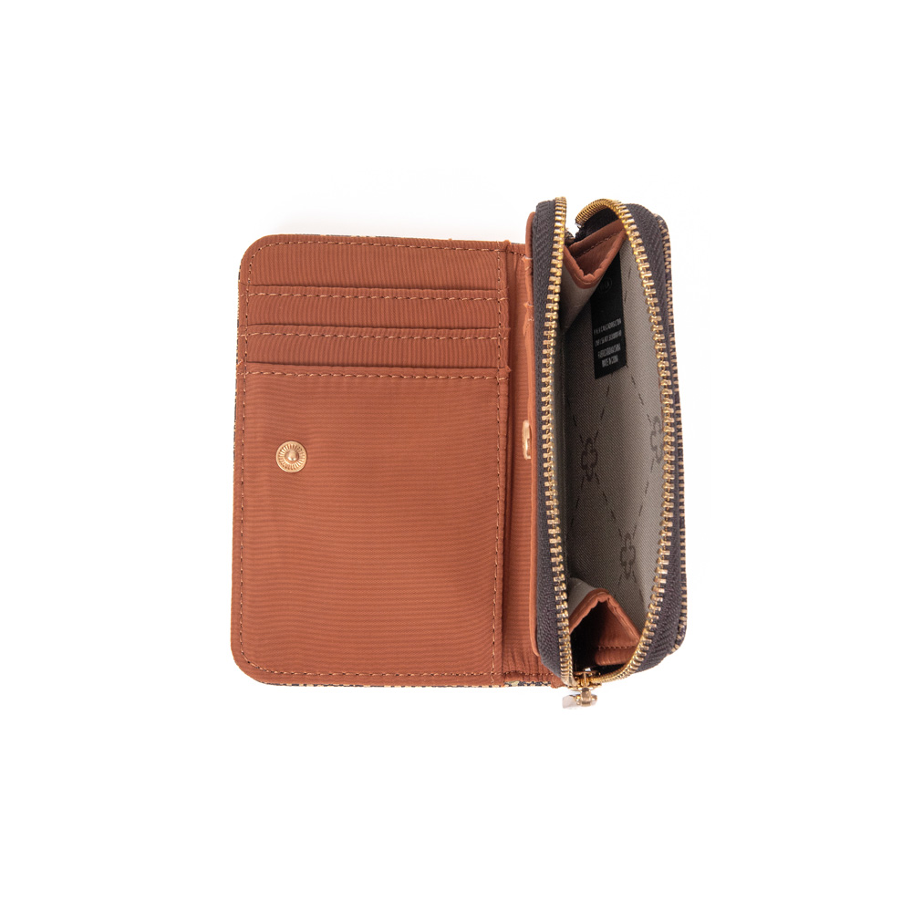 CARTEIRA PEQUENA BEGE MONOGRAMA Z&Iacute;PER image number 4