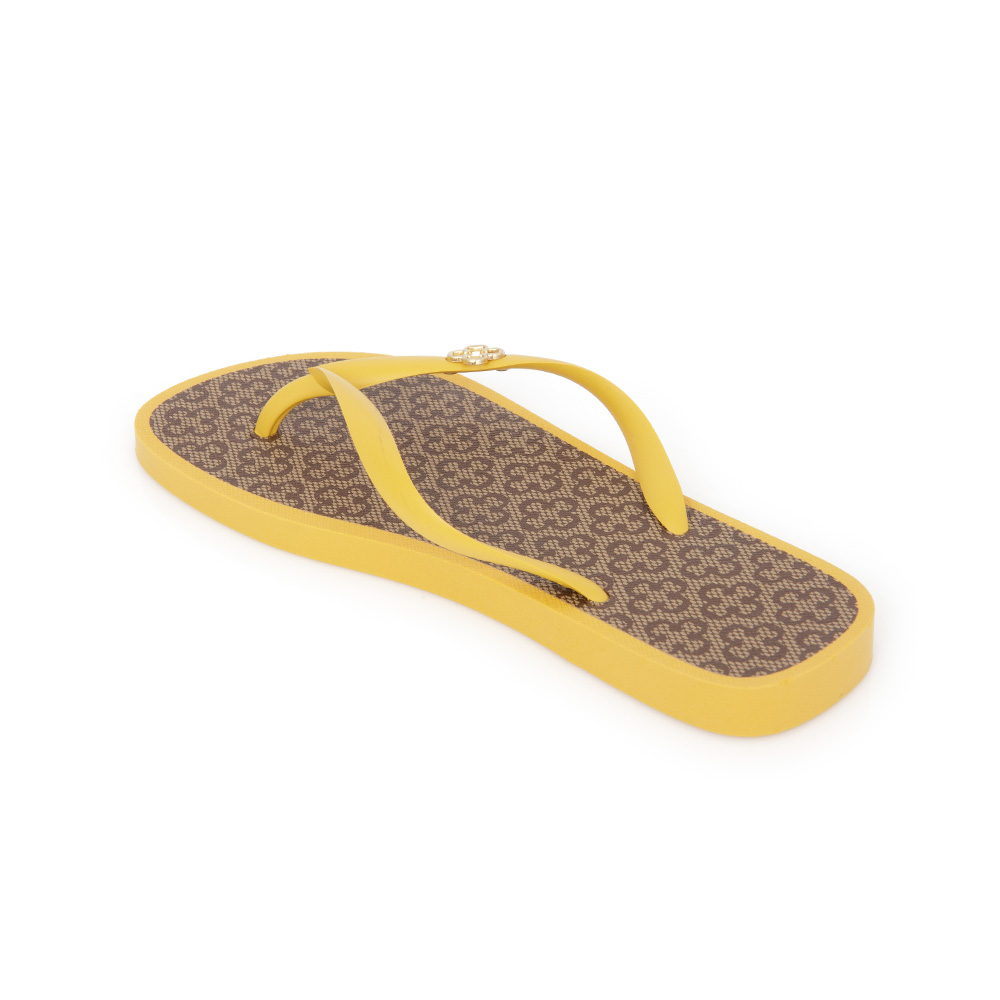 CHINELO DE DEDO INJETADO MONOGRAMA AMARELO DAMASCO image number 2