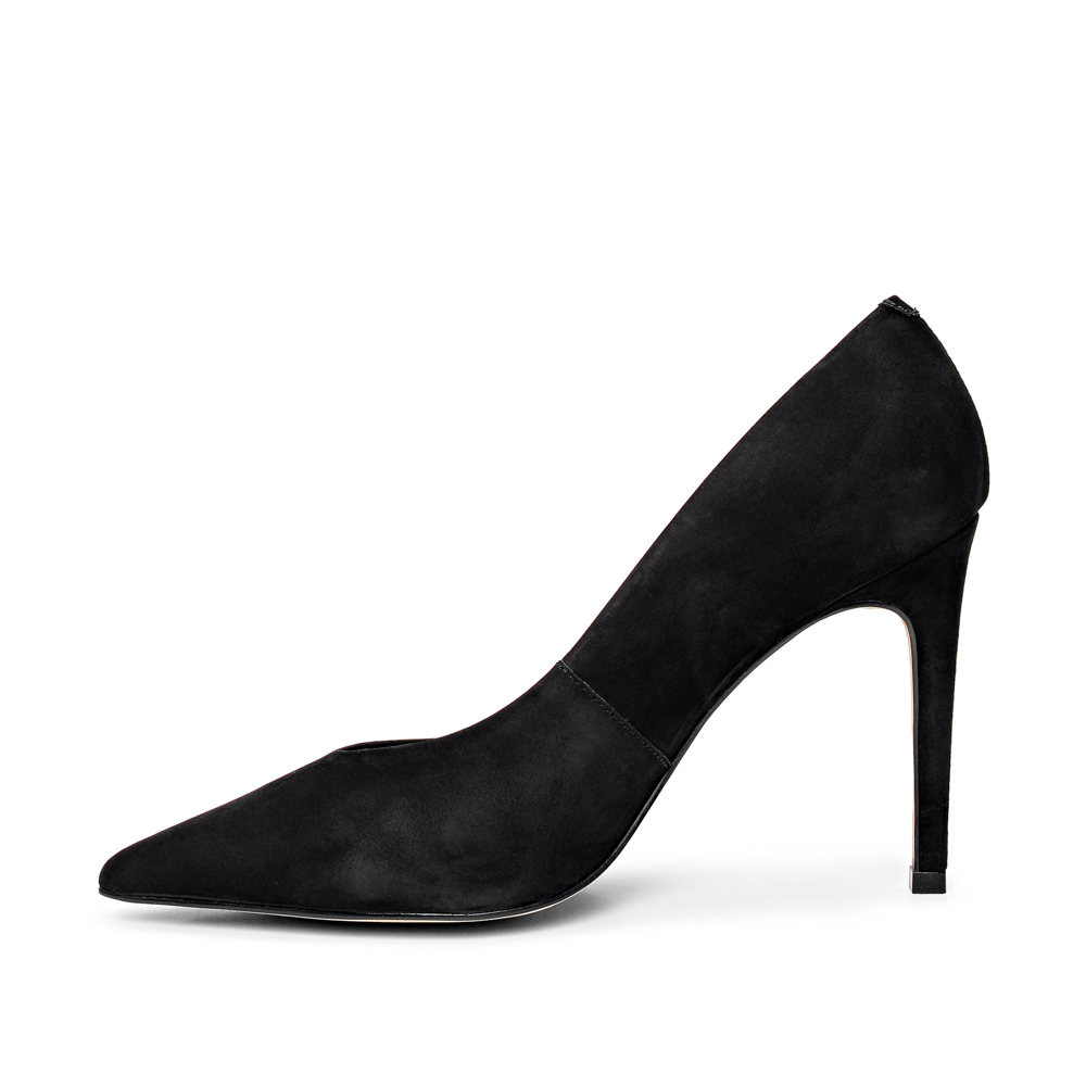 SCARPIN SALTO ALTO PRETO COURO NOBUCK image number 2