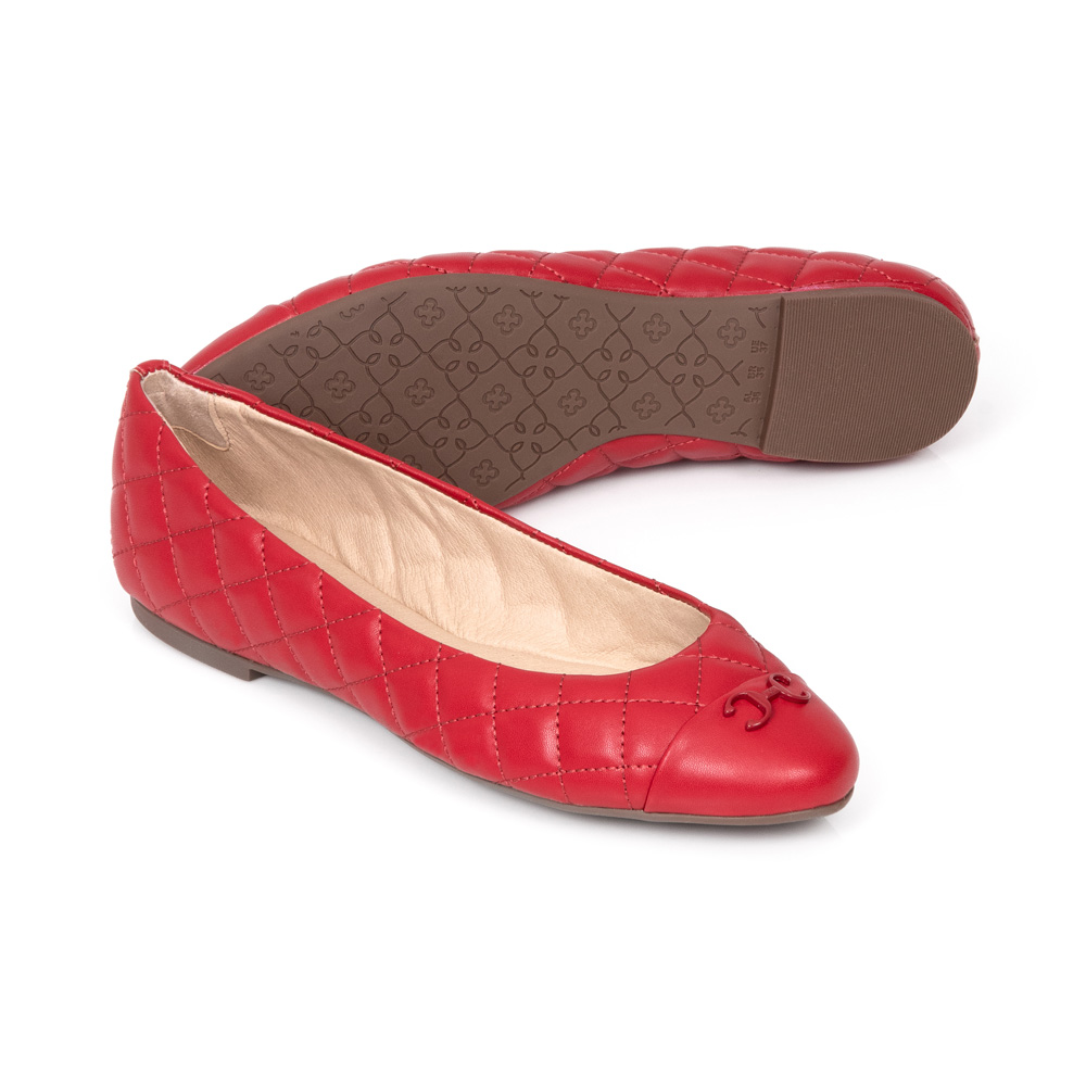 SAPATILHA VERMELHO MERLOT MATELASS&Ecirc; image number 3