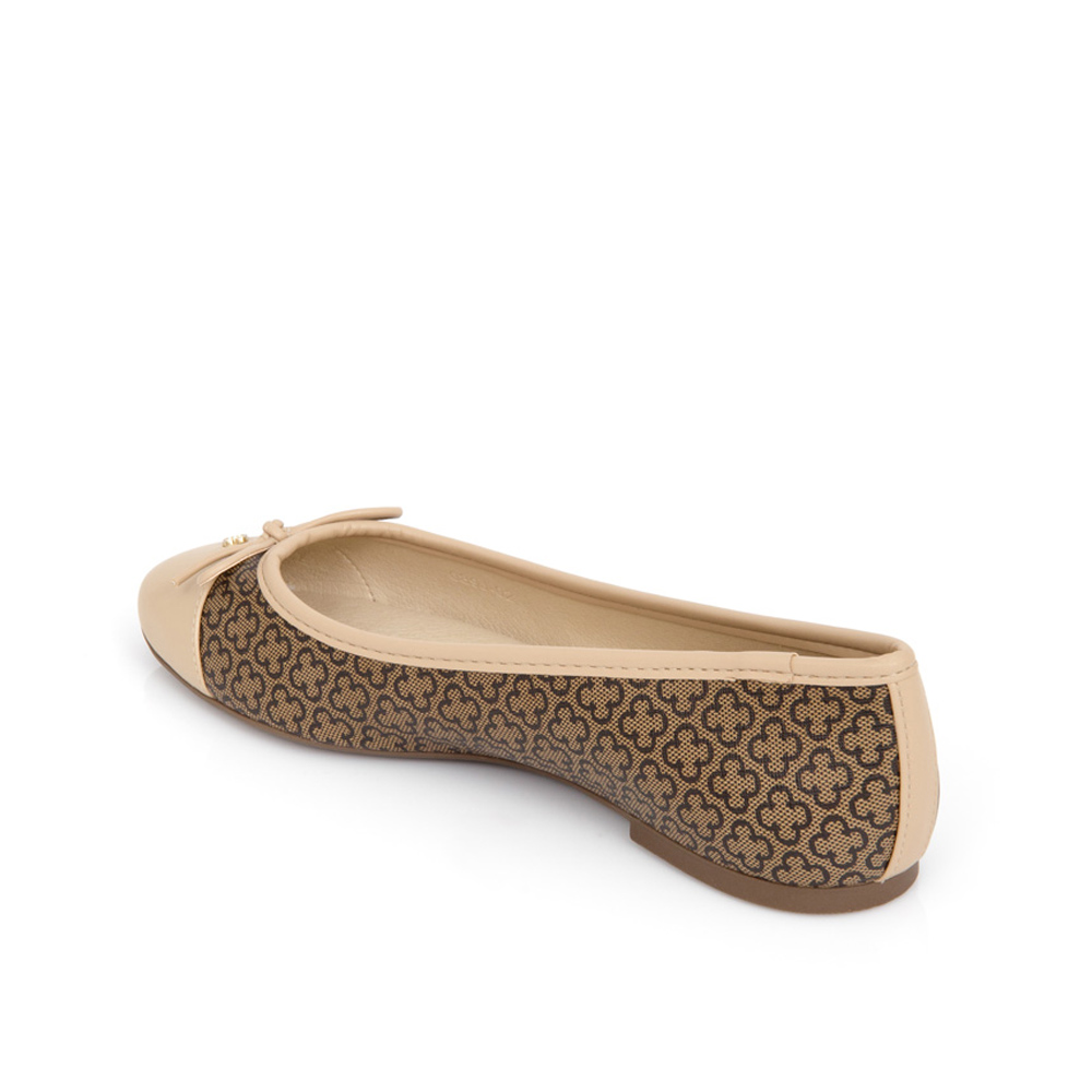 SAPATILHA NUDE SEDA LA&Ccedil;O MONOGRAMA image number 2