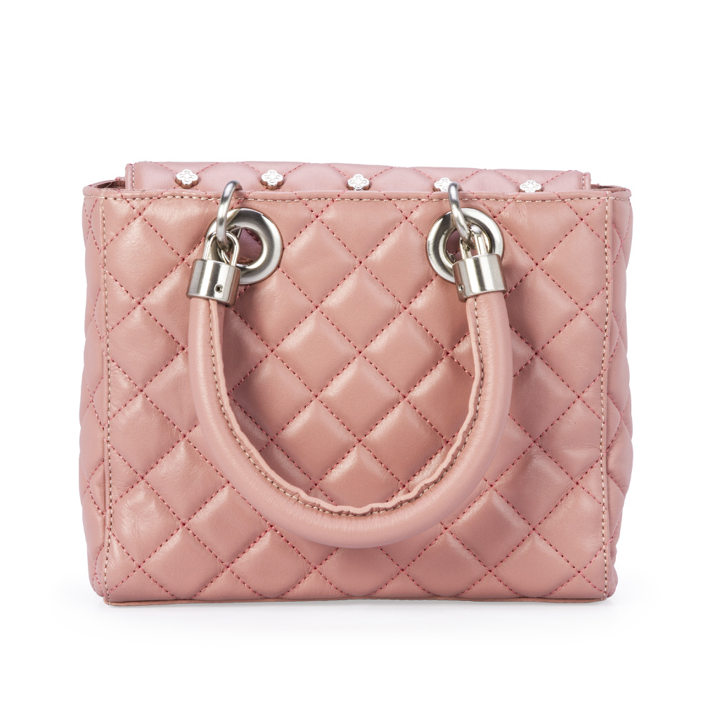 BOLSA TIRACOLO ROSA MALVA DE COURO TOTE image number 2