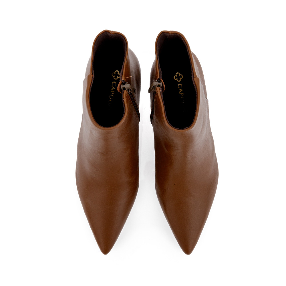 BOTA CANO CURTO CARAMELO MOGNO DE COURO image number 4