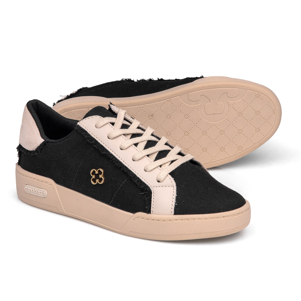 T&Ecirc;NIS FEMININO PRETO AMARRA&Ccedil;&Atilde;O image number 3