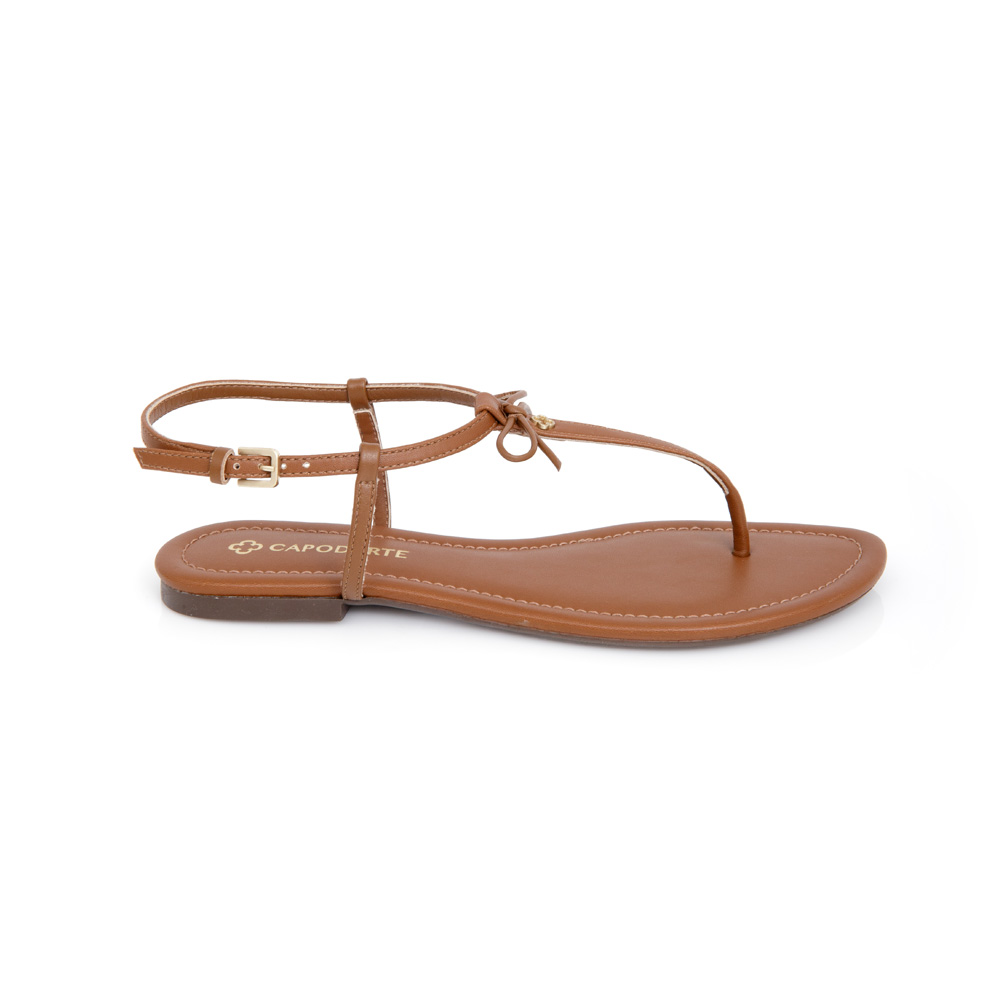 SAND&Aacute;LIA RASTEIRA CARAMELO MOGNO SOFT COM LA&Ccedil;O image number 0