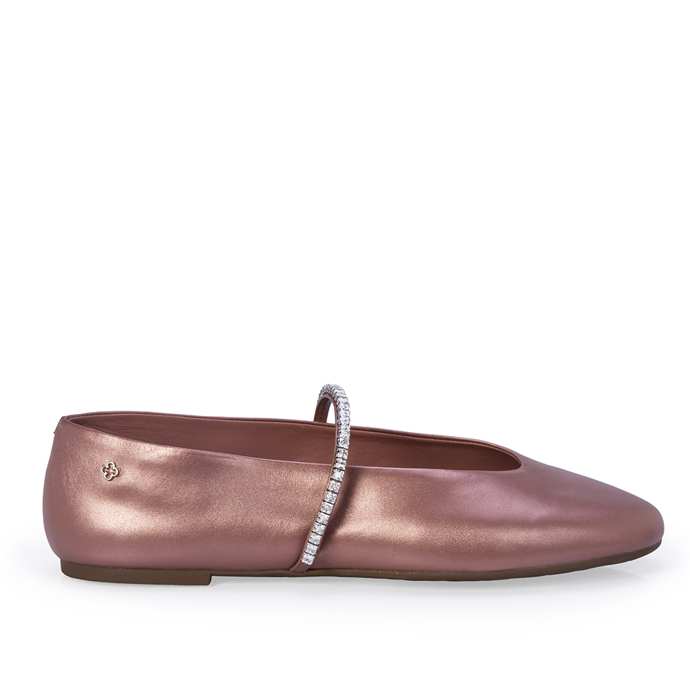 SAPATILHA DE COURO ROSA MALVA image number 0