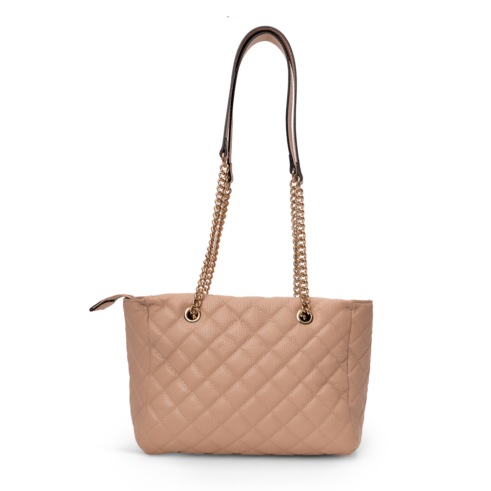 BOLSA NUDE SEDA COURO MATELASS&Ecirc; HOBO image number 2