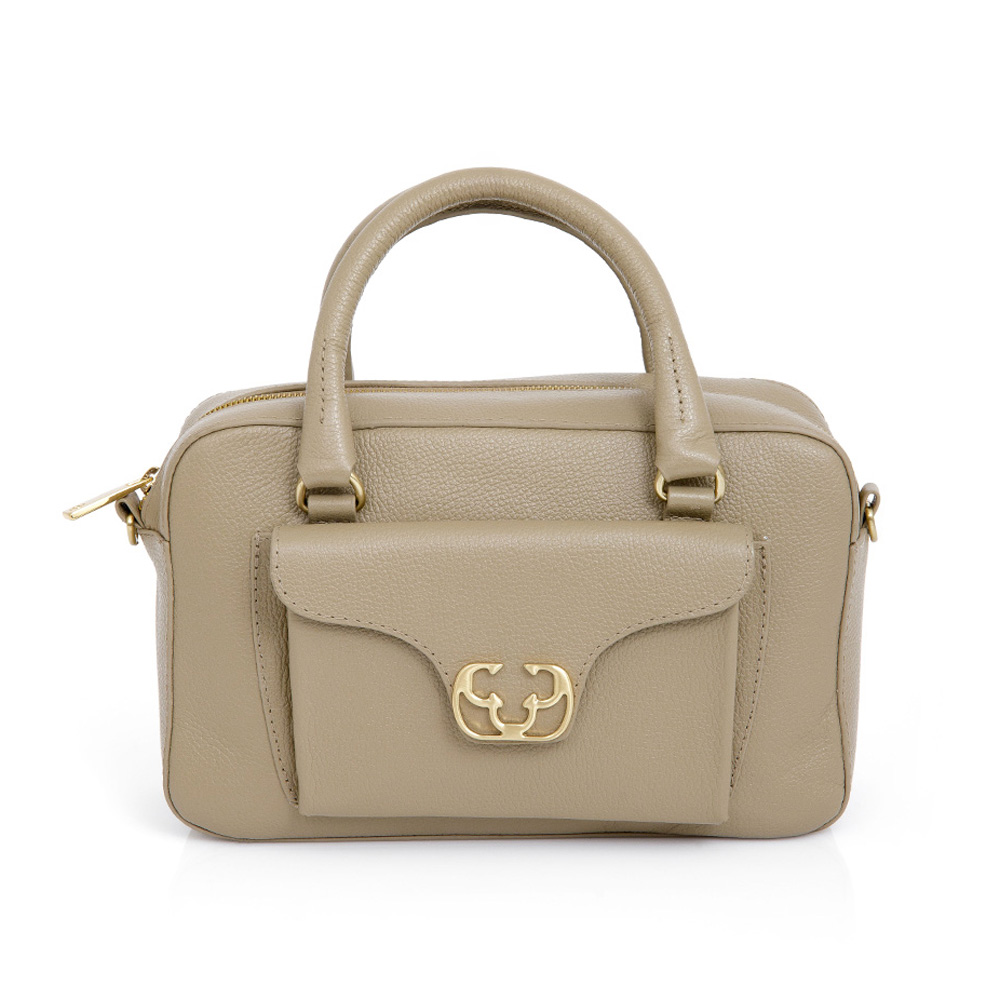 BOLSA TOTE DE COURO VERDE ALBERO image number 0