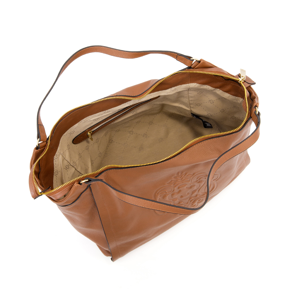 BOLSA DE COURO CARAMELO SHOPPER image number 4